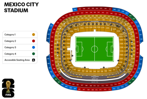 Buy FIFA World Cup 2026 Tickets | Czech Republic vs Mexico | Match 53 - Estadio Azteca, Mexico City