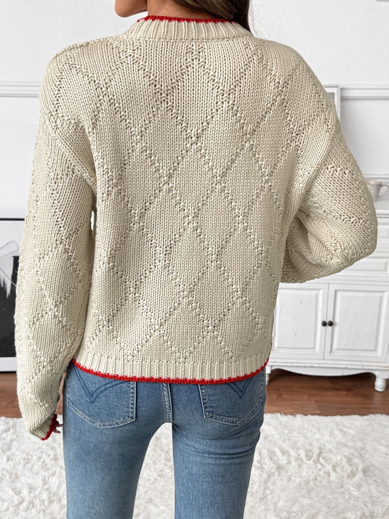 Leah Fish-Pattern Knit Sweater for All Occasions