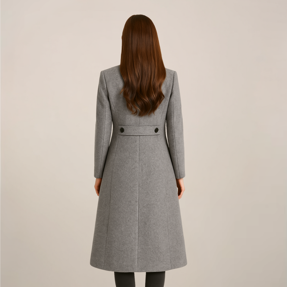 Women’s Long Trench Coat – Chic Double-Breasted Style for Every Occasion