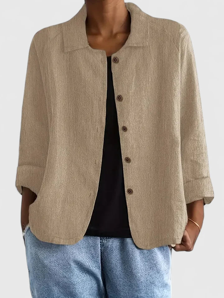 Ashleigh | Chic Cotton Blouse for Any Occasion