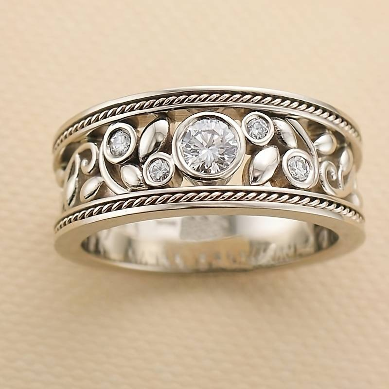 Charm - Ring with Zirconia Accents