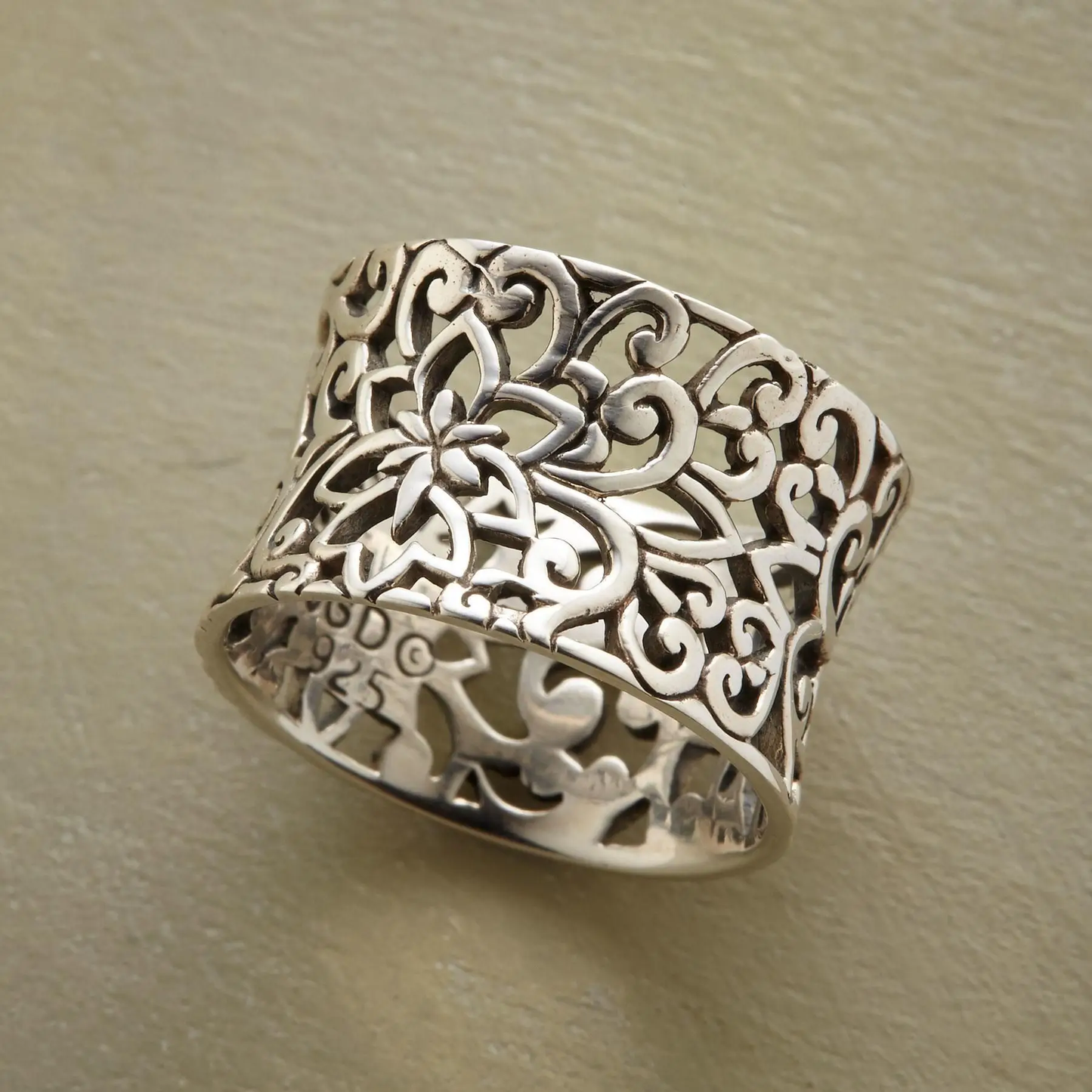 Bonnie - Vintage Silver Adjustable Ring