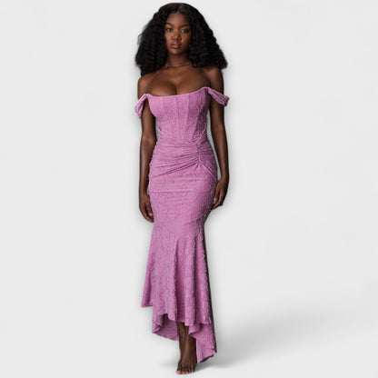 Renske - Chic Corset Long Dress for Events