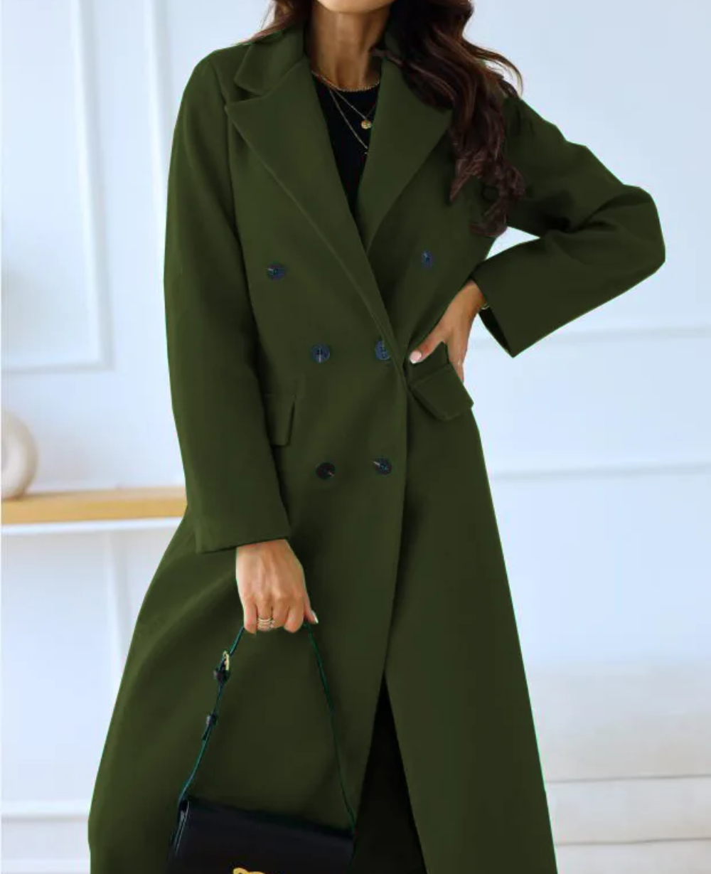 Sophisticated Fitted Trench Coat for All Occasions