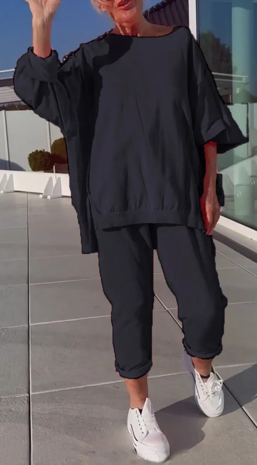 Ida | Chic Cotton Lounge Ensemble for Everyday Wear