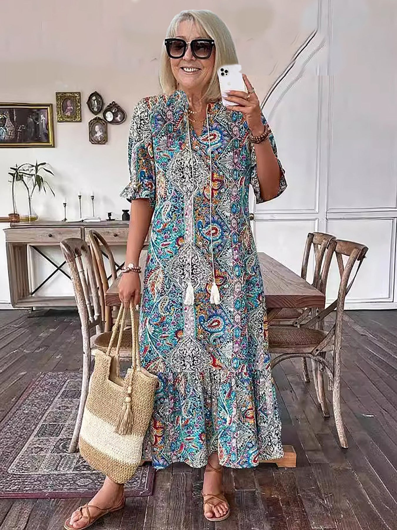 Gene | Boho Chic Maxi Dress for Any Occasion