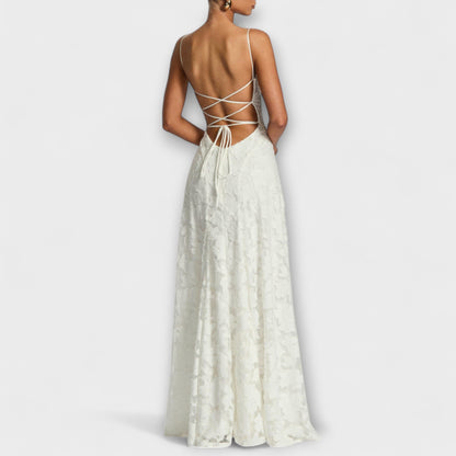 Floral Lace Maxi Dress for Special Occasions