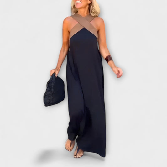 Delphine - Chic Crossover Dress for Any Occasion