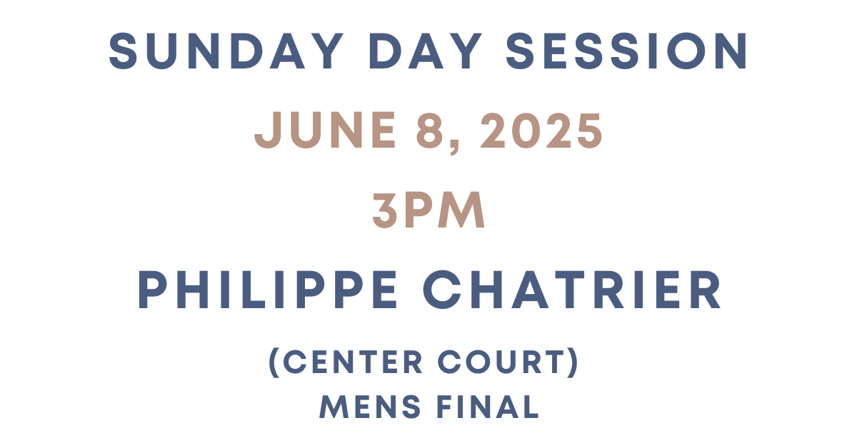 French Open Tickets 6/8/2025 - Mens Final - Sunday Day Session - Philippe Chatrier