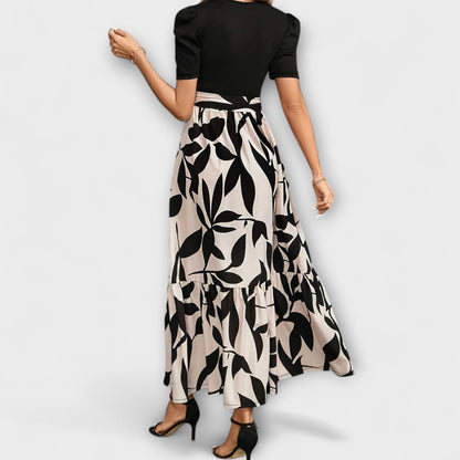 Floral Pattern Summer Dress for Outdoor Gatherings