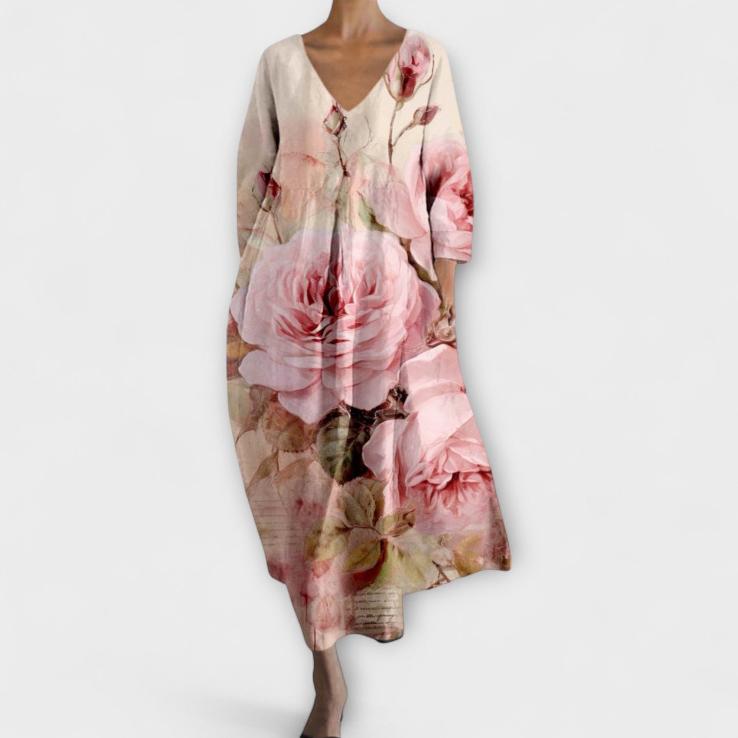 Vibrant V-Neck Maxi Dress for Every Occasion