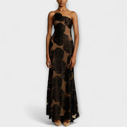 Chic Floral Maxi Dress for Spring Events