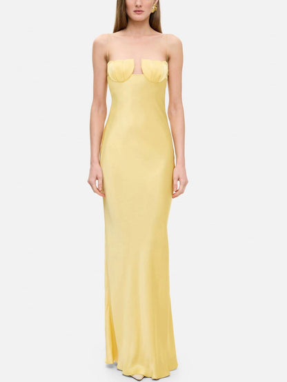 Wedding Guest Dress with Cut-Out Detail