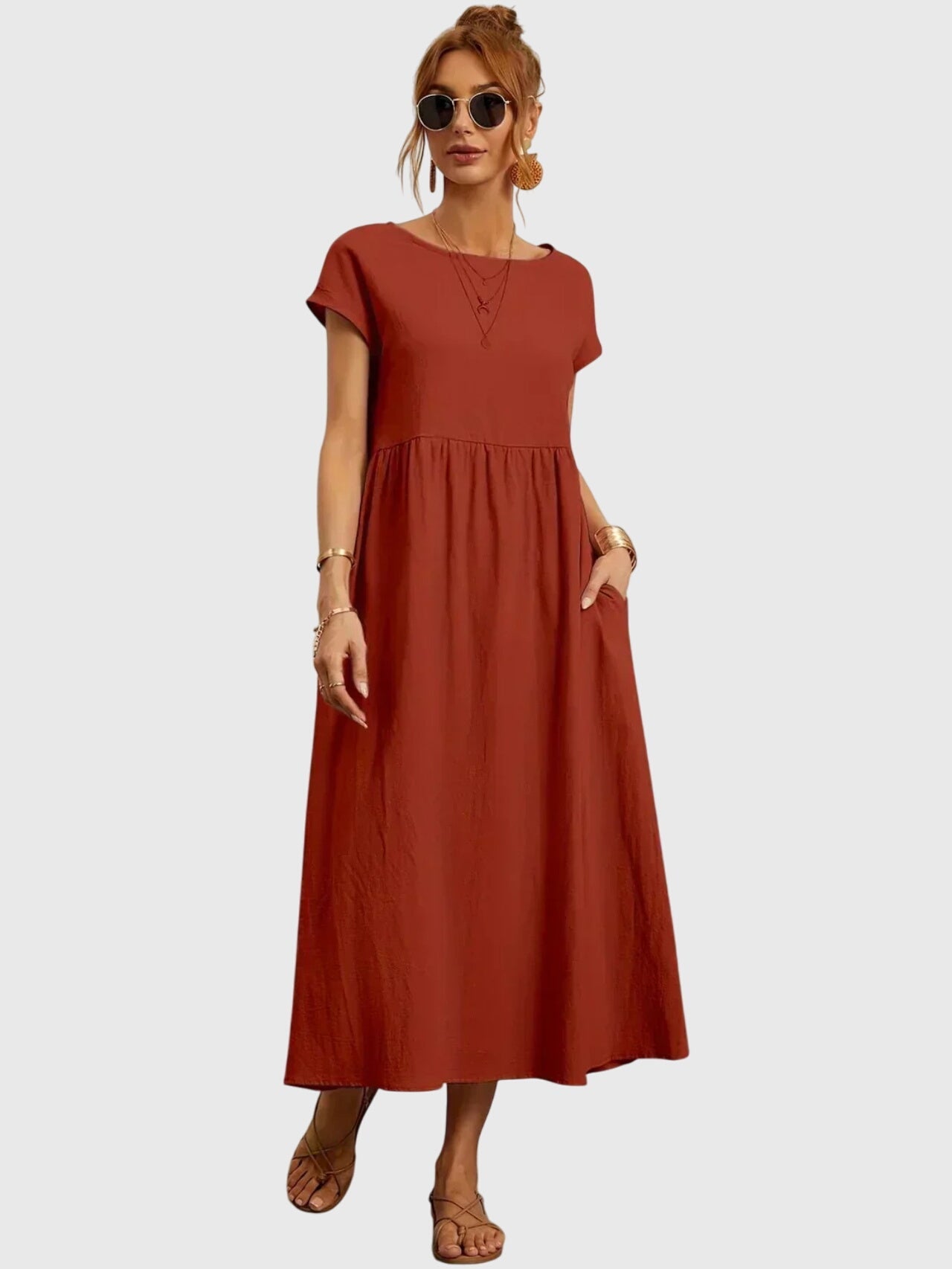 Giselle™ - Chic Pocket Dress for Any Occasion