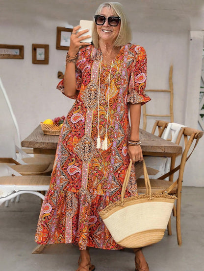 Gene | Boho Chic Maxi Dress for Any Occasion