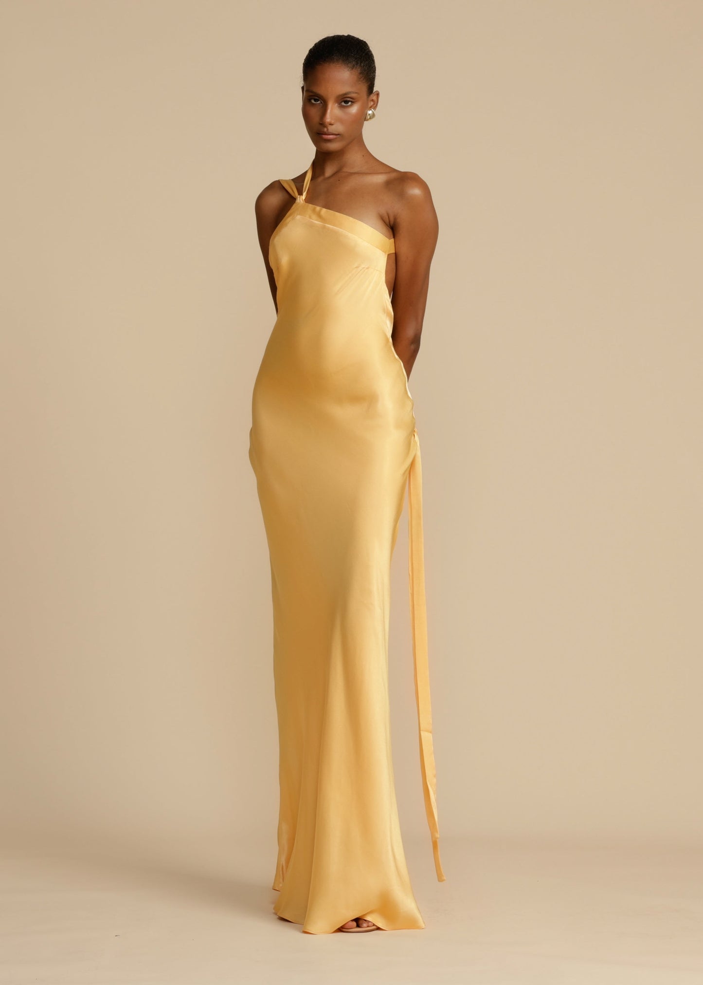 Wedding Guest Dress | One-Shoulder Maxi