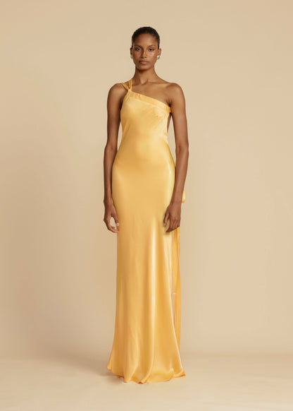 Wedding Guest Dress | One-Shoulder Maxi
