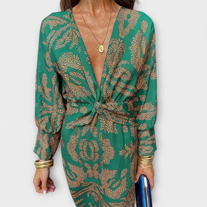 Oriana - Chic Long Sleeve Dress for Any Occasion