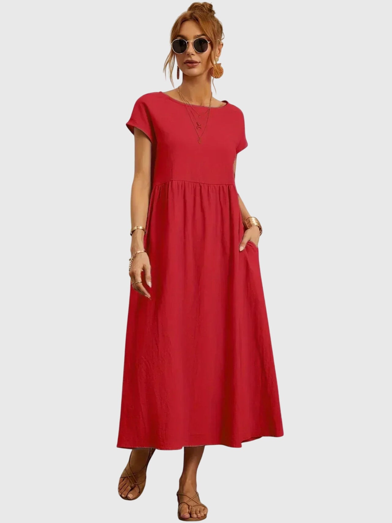 Giselle™ - Chic Pocket Dress for Any Occasion