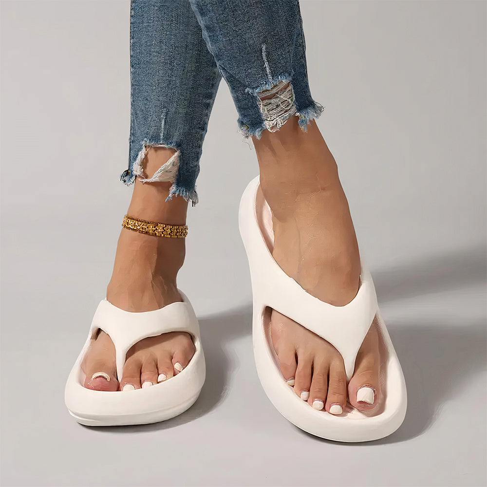 Chic Platform Flip Flops for Summer Outings