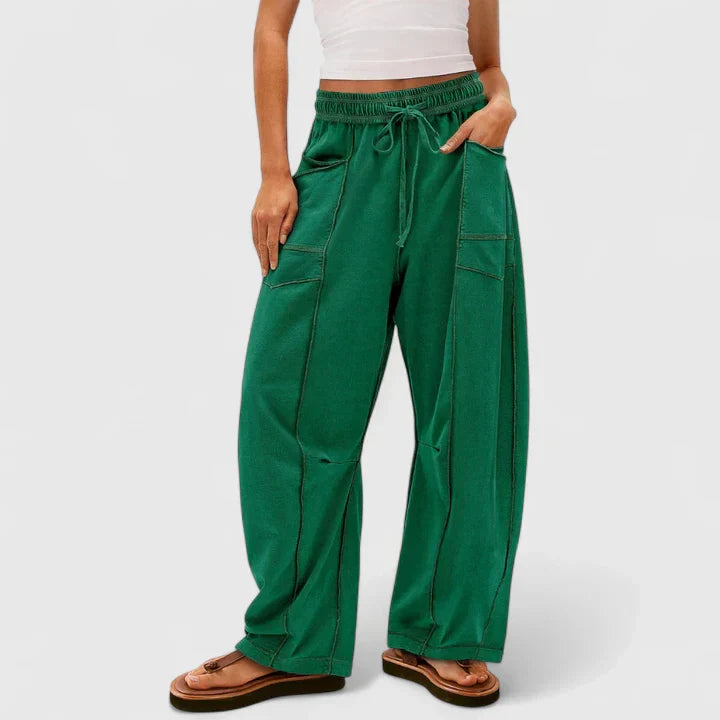 Camrynnne | Chic Fabric Trousers for Any Occasion