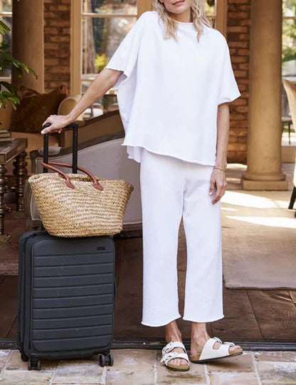 Lavinia | Chic Draped Lounge Ensemble for Any Occasion