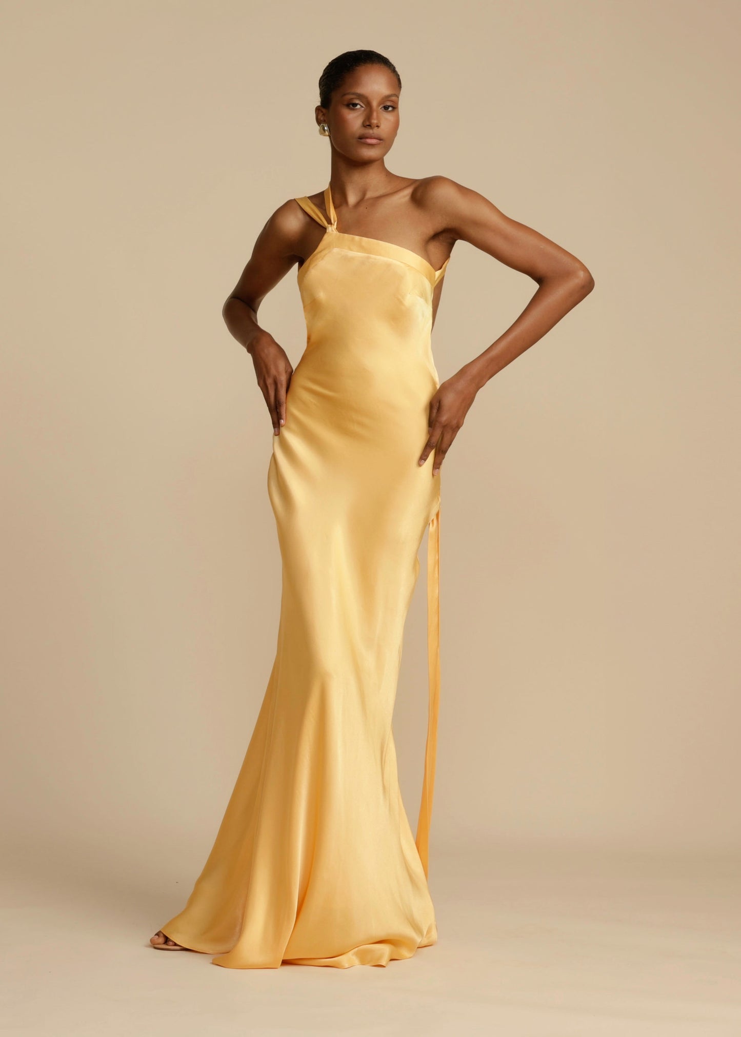 Wedding Guest Dress | One-Shoulder Maxi