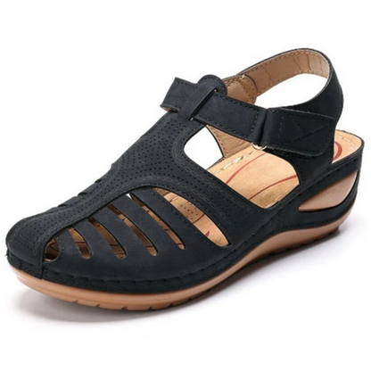 Adjustable Closed-Toe Sandals for Women – Ideal for Summer Outings