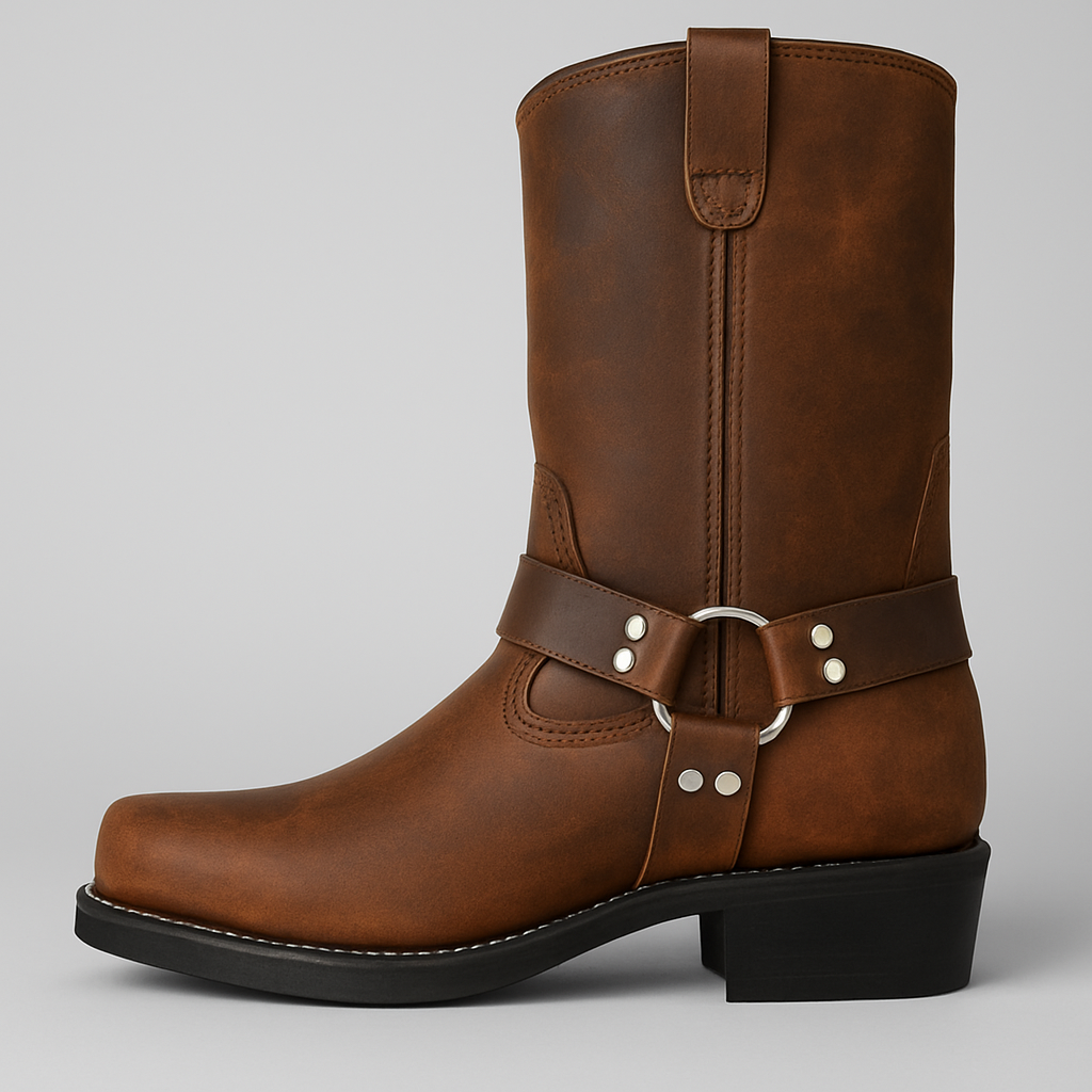 Brooklyn | Women’s Winter Cowboy Boots with Buckle for Chic Style