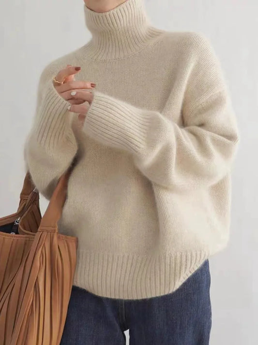 Elizabeth - Cozy Knit Turtleneck for Everyday Wear
