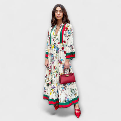 Floral Print Maxi Dress for Special Occasions