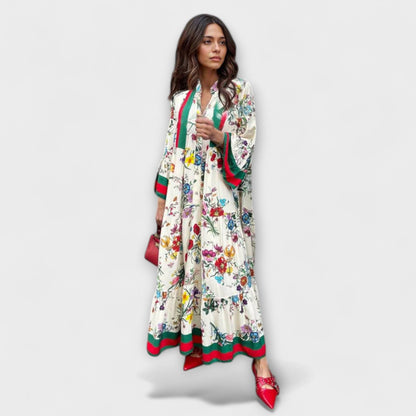 Floral Print Maxi Dress for Special Occasions