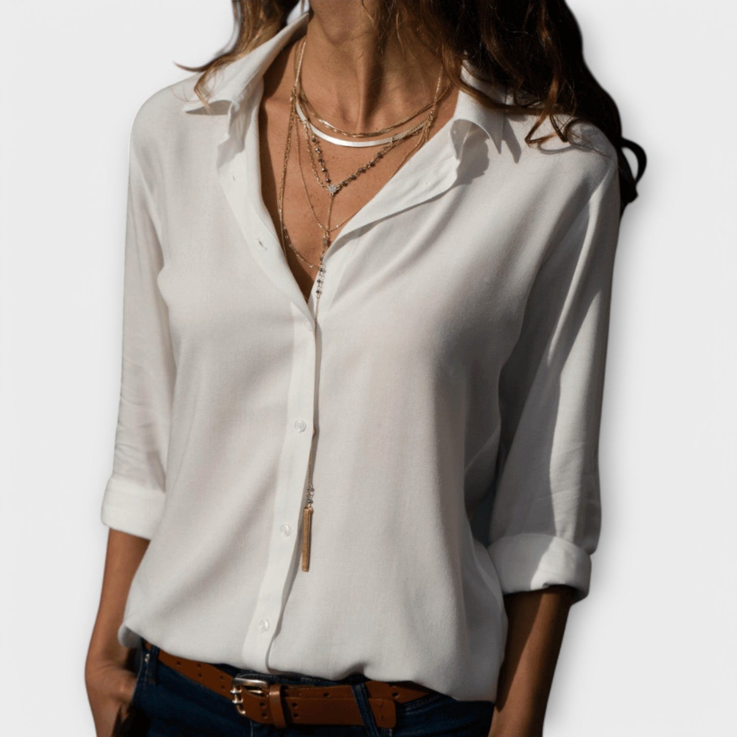 Chic Blouse for Office and Evening Wear