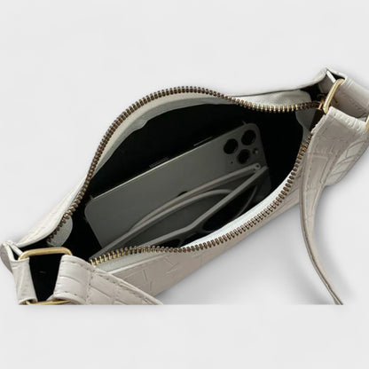 Olivia - Glossy Vegan Leather Handbag for Chic Outings