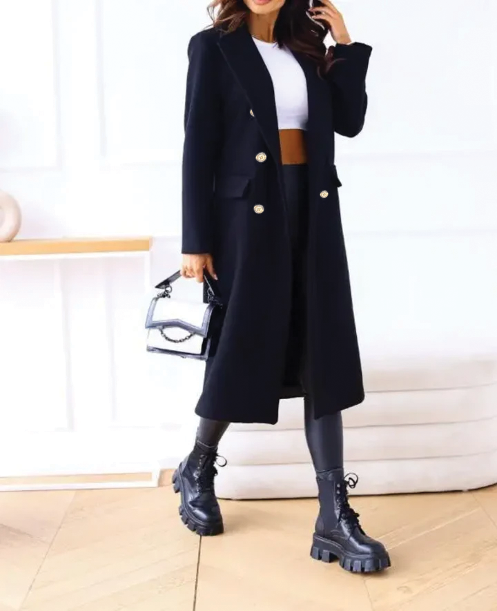 Sophisticated Fitted Trench Coat for All Occasions