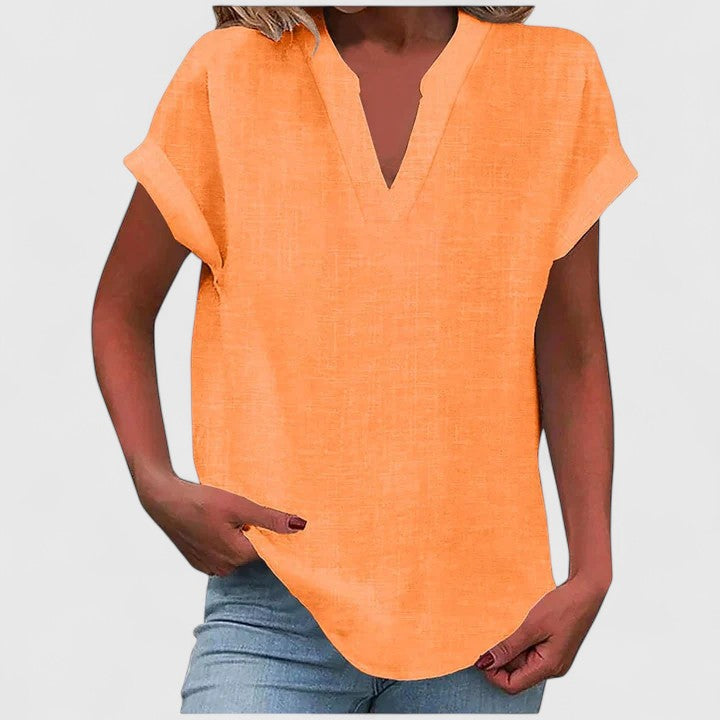 Xavinah | Chic V-Neck Blouse for Everyday Wear