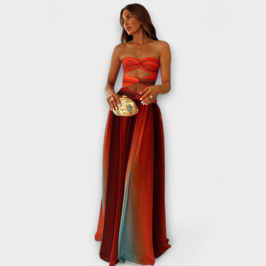Chic Strapless Maxi Dress for Any Occasion