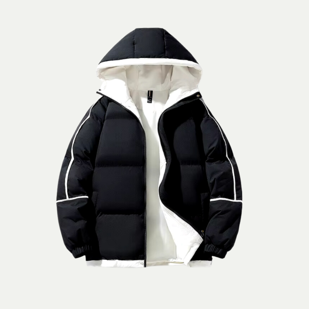 Unisex Hooded Puffer Parka for Winter Adventures