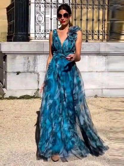 Wedding Guest Dress - Floral Maxi