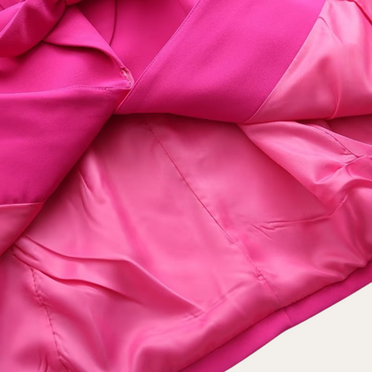 Chic Women's Blazer and Wide-Leg Trousers Set for Stylish Events