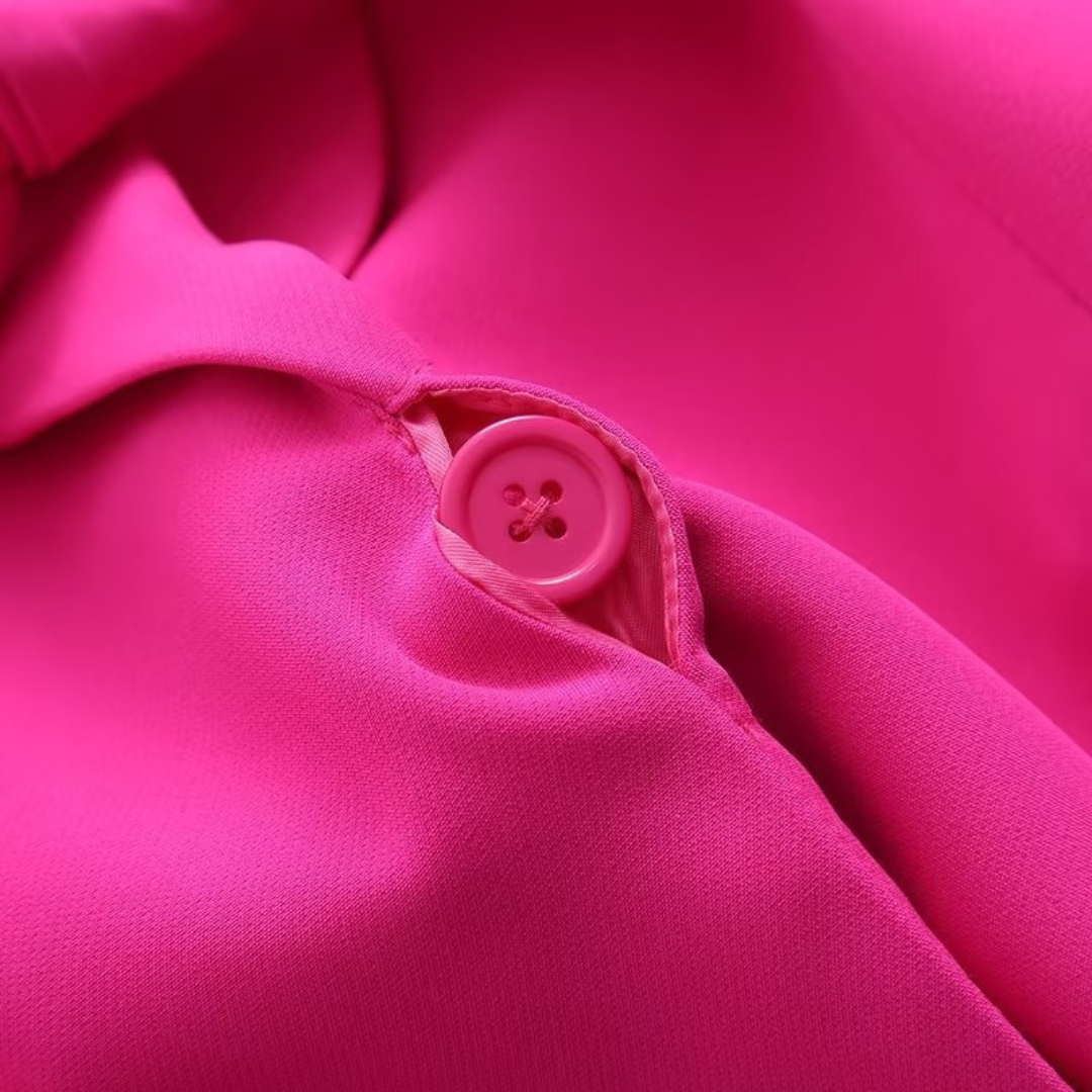 Chic Women's Blazer and Wide-Leg Trousers Set for Stylish Events