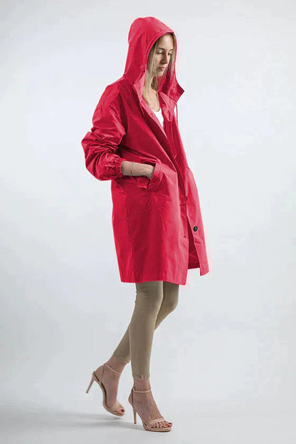 Women’s Hooded Longline Jacket for All Occasions