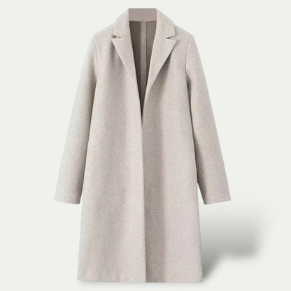 Women's Long Trench Coat - Stylish Overcoat for Any Occasion