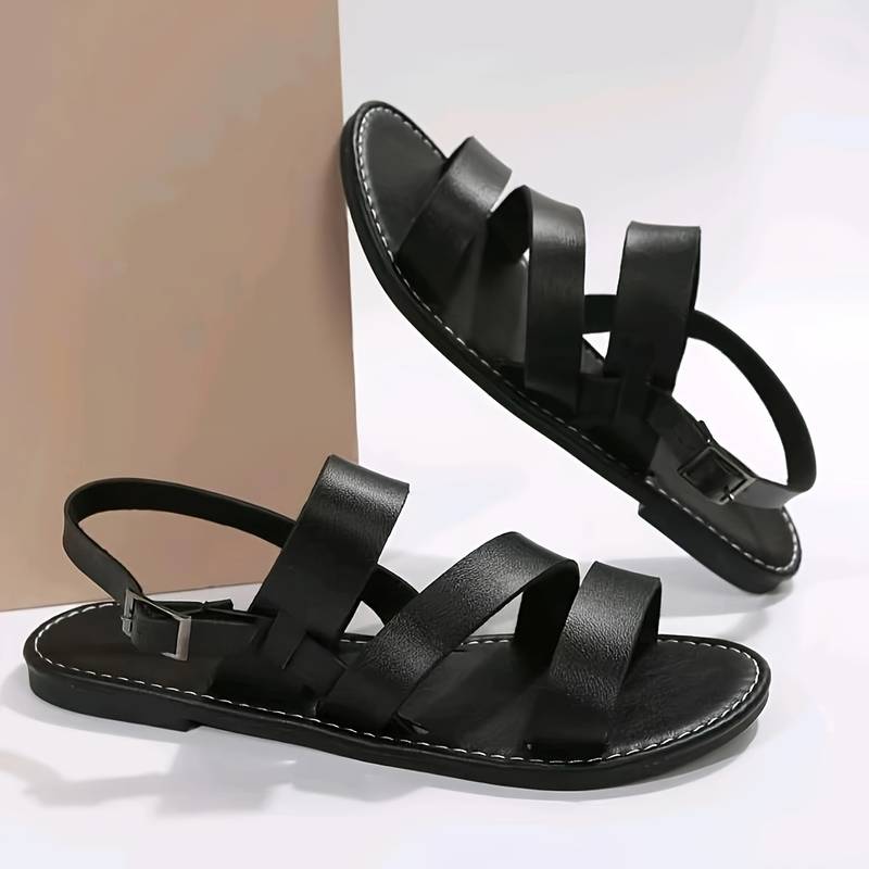 Chic Women's Three-Strap Summer Sandals for Every Occasion