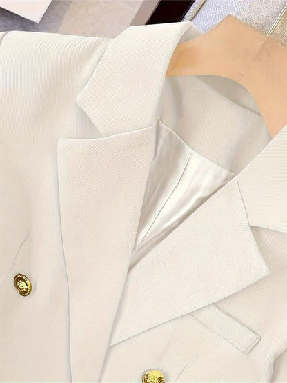 Women's Double-Breasted Blazer for All-Season Events