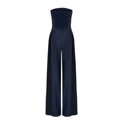Chic Women's Tube Jumpsuit with Corset Design for Stylish Events