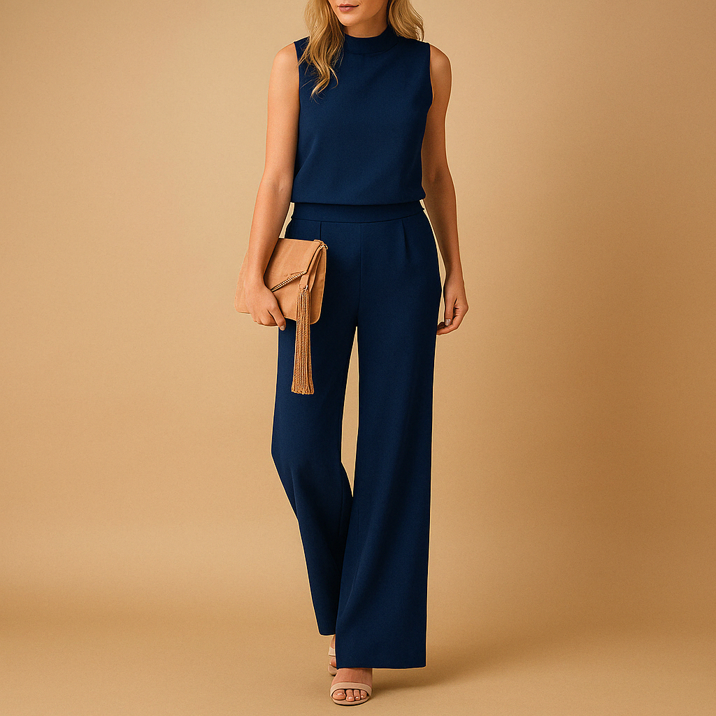 Chic Women's Wide Leg Jumpsuit for Stylish Occasions