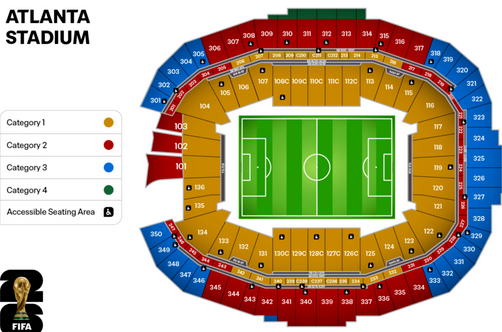 Buy FIFA World Cup 2026 Tickets | Czech Republic vs South Africa | Match 25 - Mercedes-Benz Stadium, Atlanta