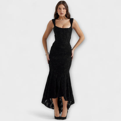 Renske - Chic Corset Long Dress for Events