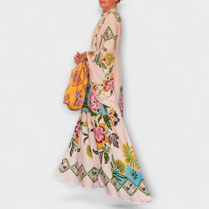 Floral Print Maxi Dress for Special Occasions